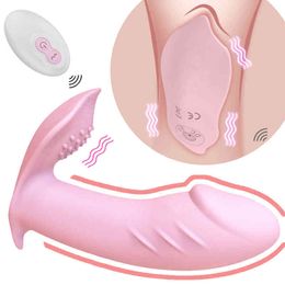 Sex toy toys Vibrator Massager Penis Portable Female Butterfly G-spot Toy 10 Speed Clitoris Stimulator Remote Control Vibrating Underwear 3K09