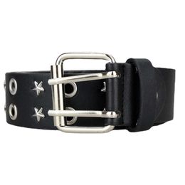 Belts Unisex Punk Belt 2 Hole Grommet Jeans Adjustable Decorative Casual Pin Buckle Gothic Waist BeltBelts