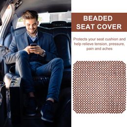 Car Seat Covers Beaded Seats Cushion Durable Wooden Bead Chair Pad For Summer CoolingCar