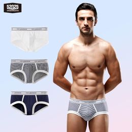 Underpants Men Anti-slip Briefs 3-Pack Cotton Modal Sexy Underwear Breathable Comfortable Close-fit Eco-friendly UnderwearUnderpants