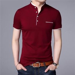 Polo Shirt Men Casual Cotton Solid Color Poloshirt Men s Breathable Tee Golf Tennis Brand Clothes Plus 220614