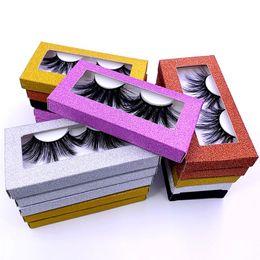 False Eyelashes 25MM Mink Wholesale 10 Pairs 3d Lashes Bulk Natural Pack Makeup Fake Set Faux Cils