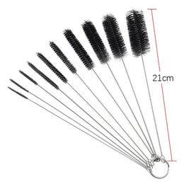 3/5/10Pcs/Set Stainless Steel Cleaning Brush For Weed Pipe Clean Glass Hookah Smoking Cachimba Pipas Fumar Feeding Bottle Brush