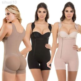 Women Shapewear Slimming Underwear Bodysuit Body Shaper Slim Waist Shaper Underwear Butt Lifter Underbust Shapers Plus Size L220802