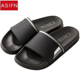 ASIFN Men Slippers Summer for Male Slide Nonslip Indoor Female Shoes Home Sandals Fit Loves 5 Colours Flip Flops Y200107