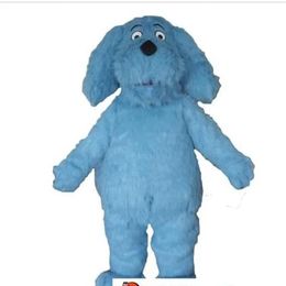 Stage Fursuit blue dog Mascot Costumes Carnival Hallowen Gifts Unisex Adults Fancy Party Games Outfit Holiday Celebration Cartoon Character Outfits