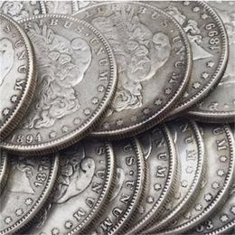 Metal Morgan "O" 1878-1921 Factory Manufacturing Dates Price Silver Plated Different Copy 26pcs Craft Dies Mintmark Dollars C Mfgd