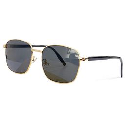 2022 Alloy Gold Frame Sunglasses Men Women Vintage Pilot Sun Glasses Designer Luxury Outdoor Personality Eyewear