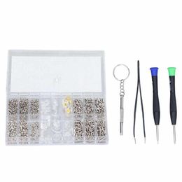 Storage Bags Eyeglass Repair Kit Watch Nuts Screws Multifunction With Screwdriver Tweezer For GlassesStorage