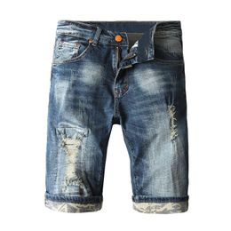 Mens Jeans Undies Mens Underwear Fashion Casual Straight Hole Buckle Zipper Denim Shorts Pants TrousersMens