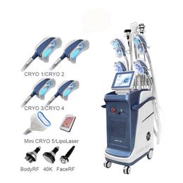 Vertical Cryolipolysis Cellulite Reduction machine Cool Tech Sculpting double chin treatment skin tightening Vacuum Cavitation System weight loss equipment