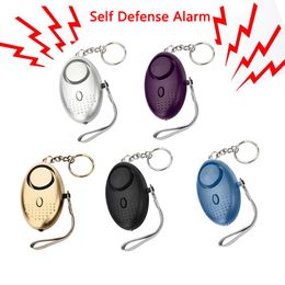 Outdoor Gadgets Self Defence Alarm 120dB Egg Shape Girl Women Security Protect Alert Personal Safety Scream Loud Keychain Emergency DefenseAlarm