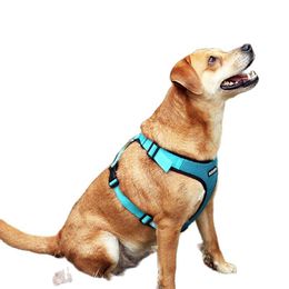 Dog Collars & Leashes Reflective Breathable Harness With Cloth Summer Close To The Body Walking Outdoors SuppliesDog LeashesDog