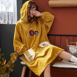 Buy Long Sleeve Fleece Nightgown Online 