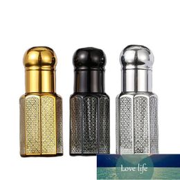 3/6/12ML Perfume Bottles Crystal Bottle Gold Luxury Refillable Essential Oils Bottles Bronzing Liquid Bottle Containers