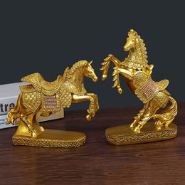 Novelty Items Products Home Ornament Resin Horse Decorations For Living Room Bedroom Company Table Display