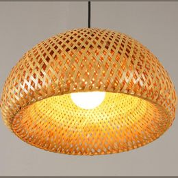 Pendant Lamps Chinese Style Lamp Bamboo Light Fixture For Dining Room Decoration Loft Restaurant Suspension Luminaire HanglampPendant