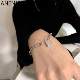 Link Chain Silver Colour Lock Shaped Bracelet For Women Men Thai Jewellery GiftsLink Lars22
