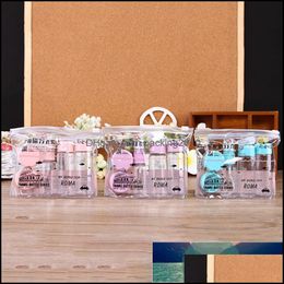 Packing Bottles Office School Business Industrial Travel Mini Makeup Container Bottle Plastic Transparent Empty Eyeshadow Face Cream Pot 7