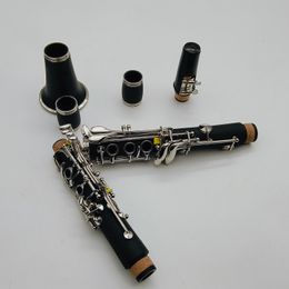 New Arrival Clarinet C Tune Ebony Wood or Bakelite Sliver Plated Keys With Mouthpiece