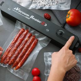 Household Food Vacuum Sealer Packaging Machine Film EU Plug Packer With 10pcs Bags Kichen Tool