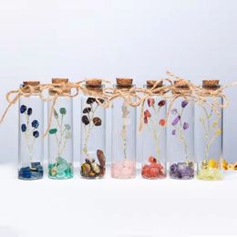 Crystal gravel tree mine standard bottle Drifting bottle handicrafts ornaments