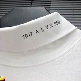1017 ALYX 9SM Long Sleeve T-shirt Men Women Roll Turtleneck T Shirt 210420