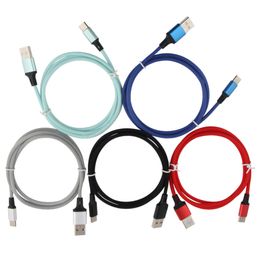 Nylon USB Type C Cables Wire Fast Charging Micro Data Sync Charger Cable For Samsung S10 S20 Xiaomi Huawei Mobile Phone Charge Cord