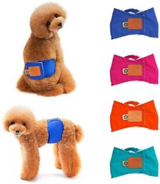 Dog Apparel Washable For Male Briefs Cotton Pet Physiological Underwear Panties Belly Wrap Band