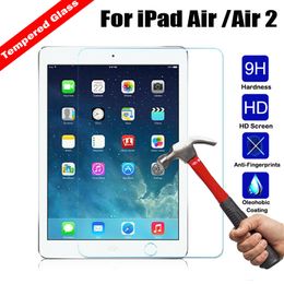 9H Hardness Tempered Glass Screen Protector For ipad mini 4 5 10.2 air 2 10.9 8 7 Tablet Anti-Scratch Film Pro 11 12.9 10.5 9.7 Screen Protectors with retail package