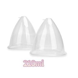 Accessories Parts 1 Pair 24cm 210ML Fast Shipping Largest XXXL Size Plastic Blue Big Cup Butt Cups For Buttock Breast Enlargement Vacuum Suction Machine