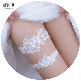 Lace Bridal Garters For Wedding Chic Appliqued Leg Flower Women Accessories For Brides Supplies CL04372912