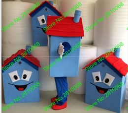 Mascot doll costume Syflyno Make High quality EVA Material House Mascot Costume Cartoon Apparel Halloween Birthday 628