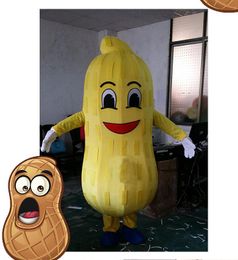 Mascot doll costume Peanut Mascot Costumes Cartoon Character mascot costume Fancy Dress Easter Christmas Party Suit adult size