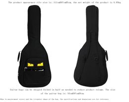 Cartoon folk acoustic guitar thickened guitar bag 40 41 inch shoulder bag plus cotton backpack back