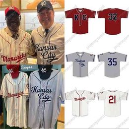 Xflsp Kansas City Monarchs 2021 Home Jersey 100% Stitched Embroidery Vintage Baseball Jerseys Custom Any Name Any Number Fast Shipping