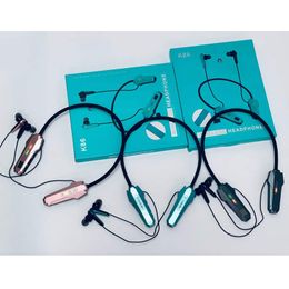 Portable K86 Wireless Headsets Sports Earphones Gaming Daily Waterproof Magnetic Neckband Handsfree Headphones Earbuds for Girls Boys