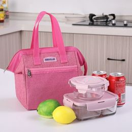 Simple Lunch Bag Cotton Frog Food Picnic Ice Insulated Tote Cooler Thermal Child Big Capacity Women Aluminium Foil Y200429