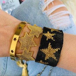 Charm Bracelets Rttooas Fashion Gold Star MIYUKI Bracelet For Women Handmade Beads BraceletArmband 2022 Female Tassel JewerlyCharm Bracelets