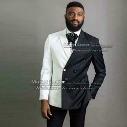 Buy Black White Coat Pant Design Online 