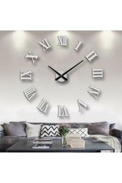 Wall Clocks Wooden 3d Roman Digit Clock-white Decorative Clock Special ProductsWall