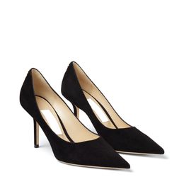 Dress Shoes High Heel Shoes Designer Women Pointed Shoess Nude Black Patent Leather Thin Heels Shallow Women's with Dust Bag