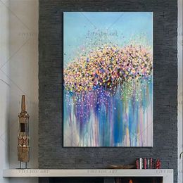 Fashion Wall Painting Hand-painted Abstract Colourful Graffiti Oil Paintings on Canvas Handmade Home Decor Art Pictures Gifts T200904