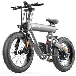 wholesale Electronics Bike 20Ah Battery20"x 4.0 Fat Tyre Aluminium Alloy 48V 500W Motor 7 Speed Mountain Electric Bicycle 45Kmh