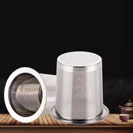 Stainless Steel Tea Infuser Silver Mesh Kitchen Safe Density Reusable Tea Strainer Herb Tea Tools Accessories DH9858