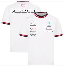 f1 T-shirt 2022 summer formula one lapel polo shirt custom oversized team overalls commemorative model