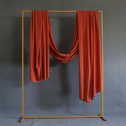 Gold Square Arch Backdrop Kit for Outdoor Weddings & Parties: Balloon Stand, Flower Display, DIY Decor + More