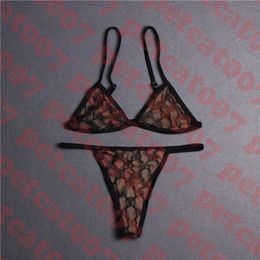 Womens Sexy Lingerie Bikinis Set Lace Letter Womens Underwear Swimwear Classic Ladies Bra Set Much Colours