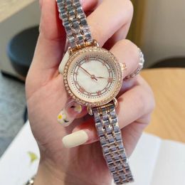 Ladies Watch Imported Quartz Movement Mineral Glass Mirror Fashion Exquisite Leather Strap