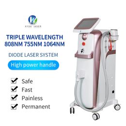 Big Power 1200W 755 808 1064 Nm Ice 755nm Laser Diode Hair Removal Equipment for All Skin Colour